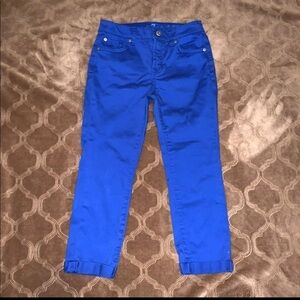 7 for all mankind Skinny, Crop & roll pants sz 12